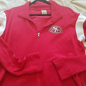 Pink 49ers pullover